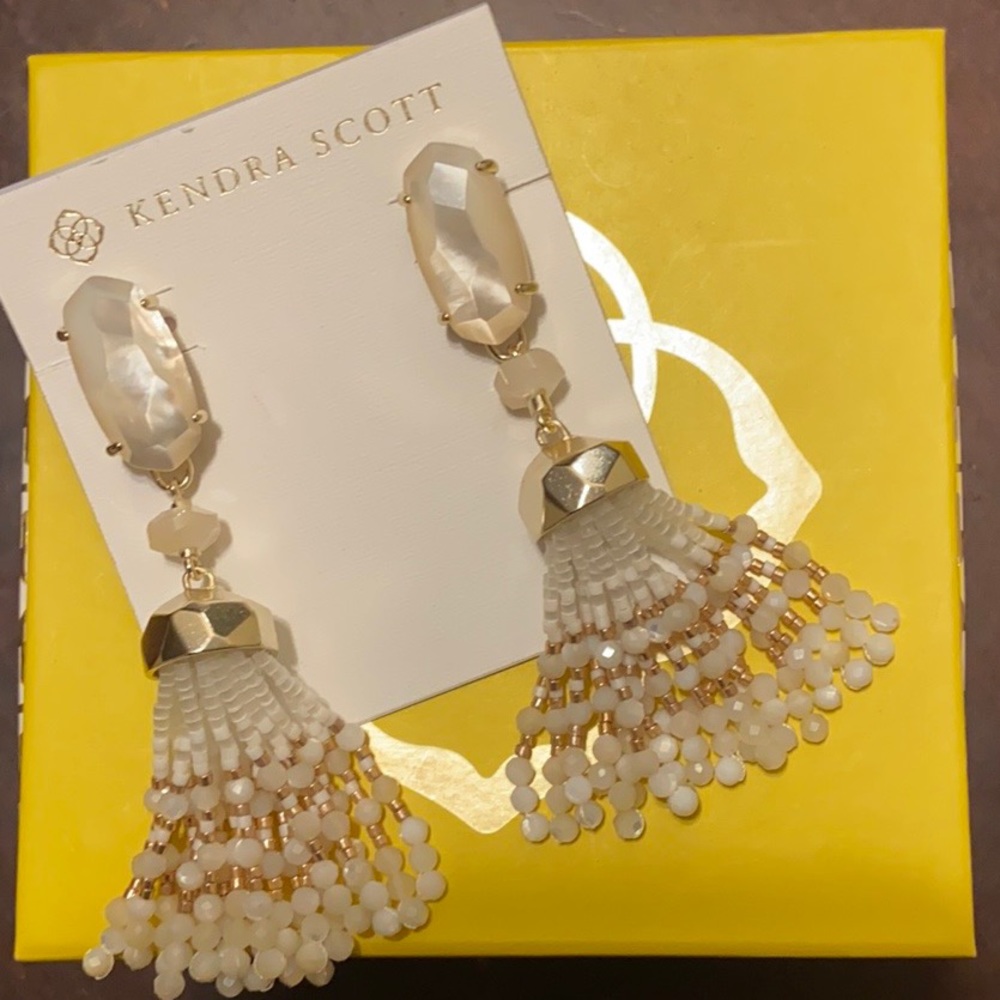 Authentic KS Dove tassels earrings
